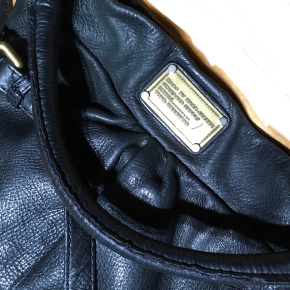 Marc Jacobs Classic Q Hillier Pebbled Leather Hobo Shoulder Handbag - Picture 11 of 14